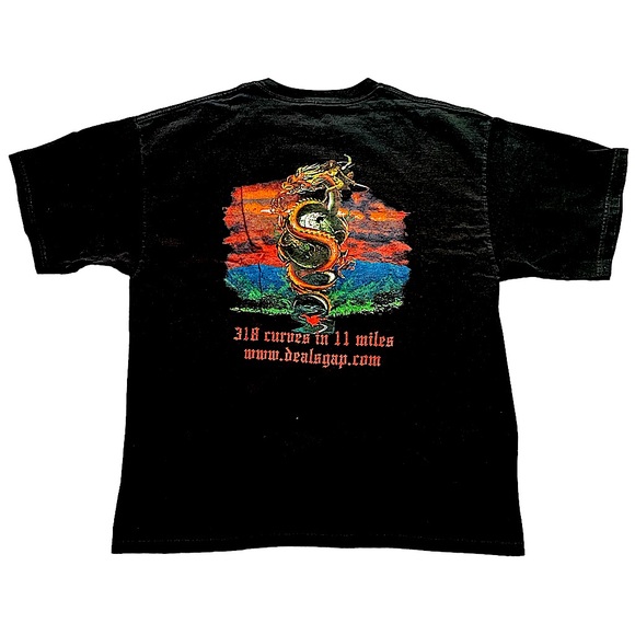 RARE VINTAGE BIKER DRAGON TEE - Picture 1 of 2